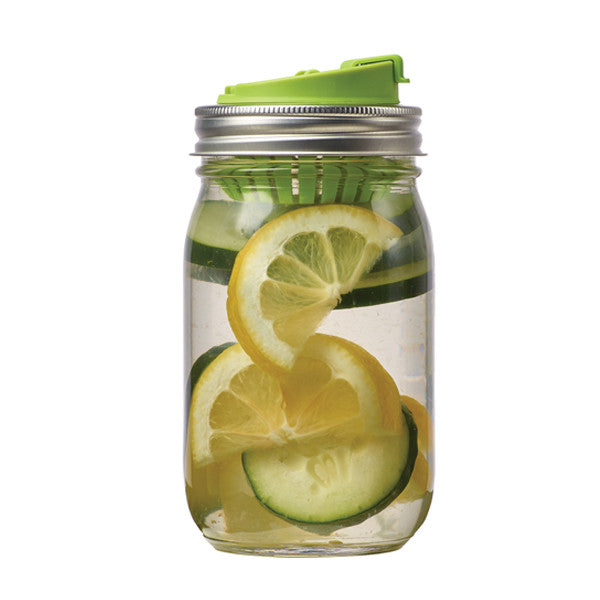Jarware Fruit Infusion Lid - Mason Jar Accessory - Lemons 