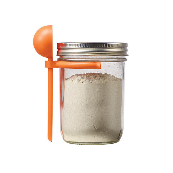 Jarware Coffee Spoon Clip - Mason Jar Accessory - Flour
