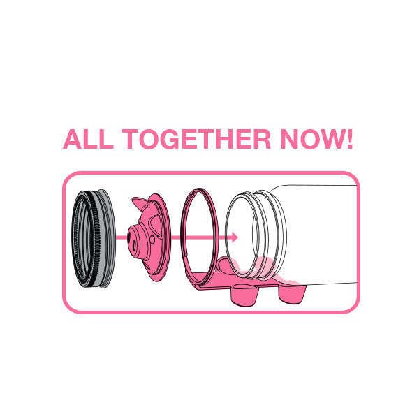 Jarware Pink Piggy Bank - Mason Jar Canning Accessory - Illustration 2