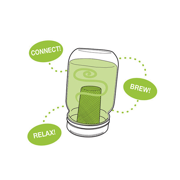 Jarware Tea Infuser - Mason Jar Accessory - Illustration 2
