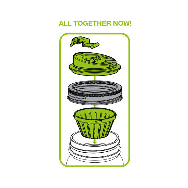 Jarware Fruit Infusion Lid - Mason Jar Accessory - Illustration 2