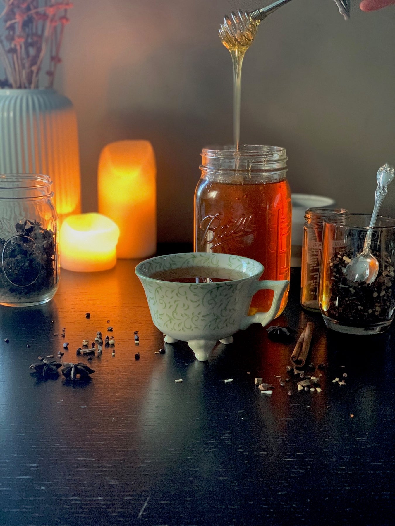 Stainless Steel Honey Dipper, Wide Mouth Mason Jars Jarware