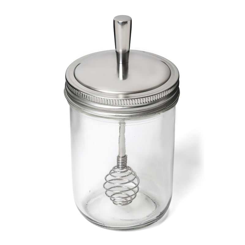 Stainless Steel Honey Dipper, Wide Mouth Mason Jars