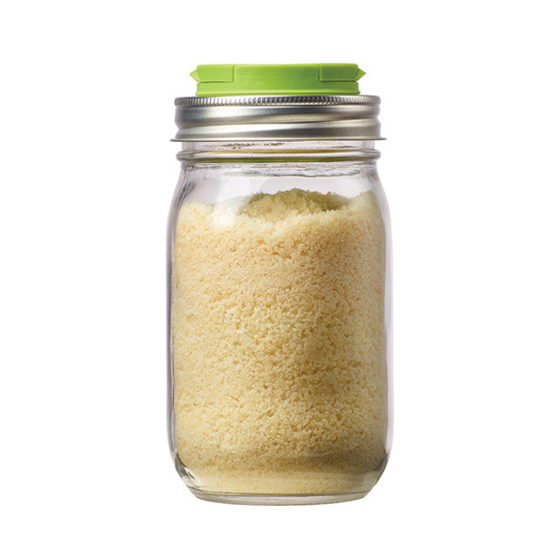 Jarware Spice Lid - Mason Jar Accessory - Parmesan Cheese
