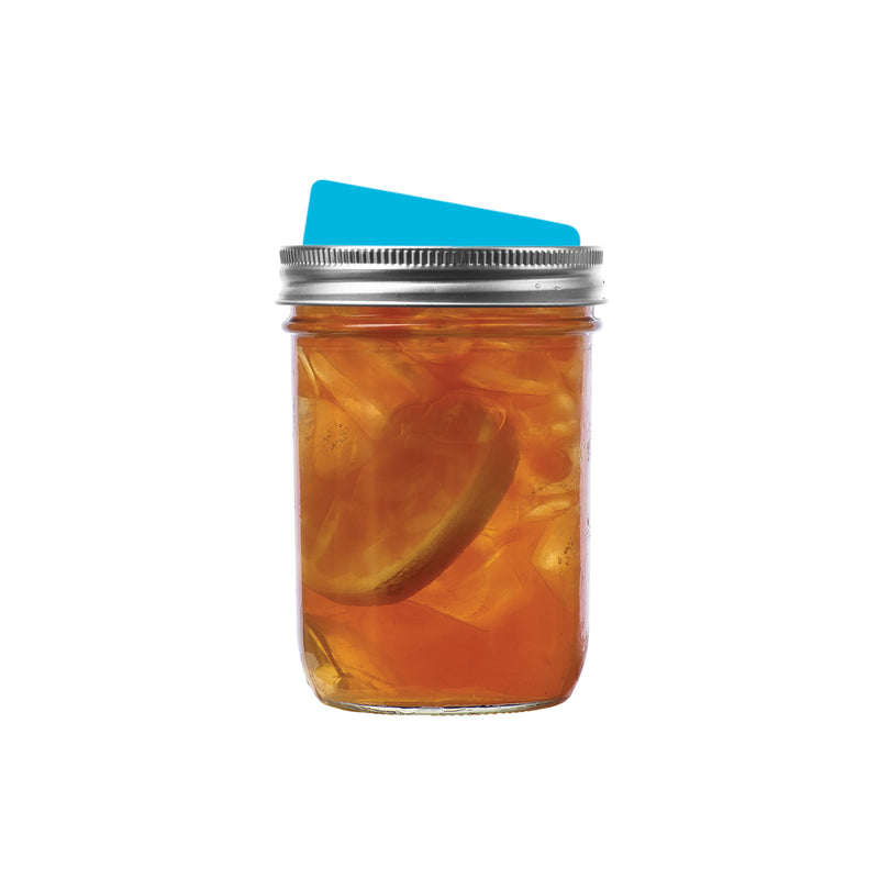 Silicone Drink Lids 4-Pack, Wide Mouth Mason Jars