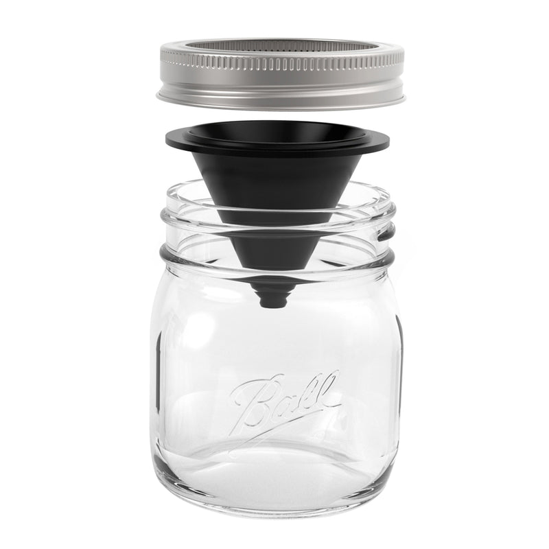 3 Pack Fruit Fly Trap, Regular Mouth Mason Jars